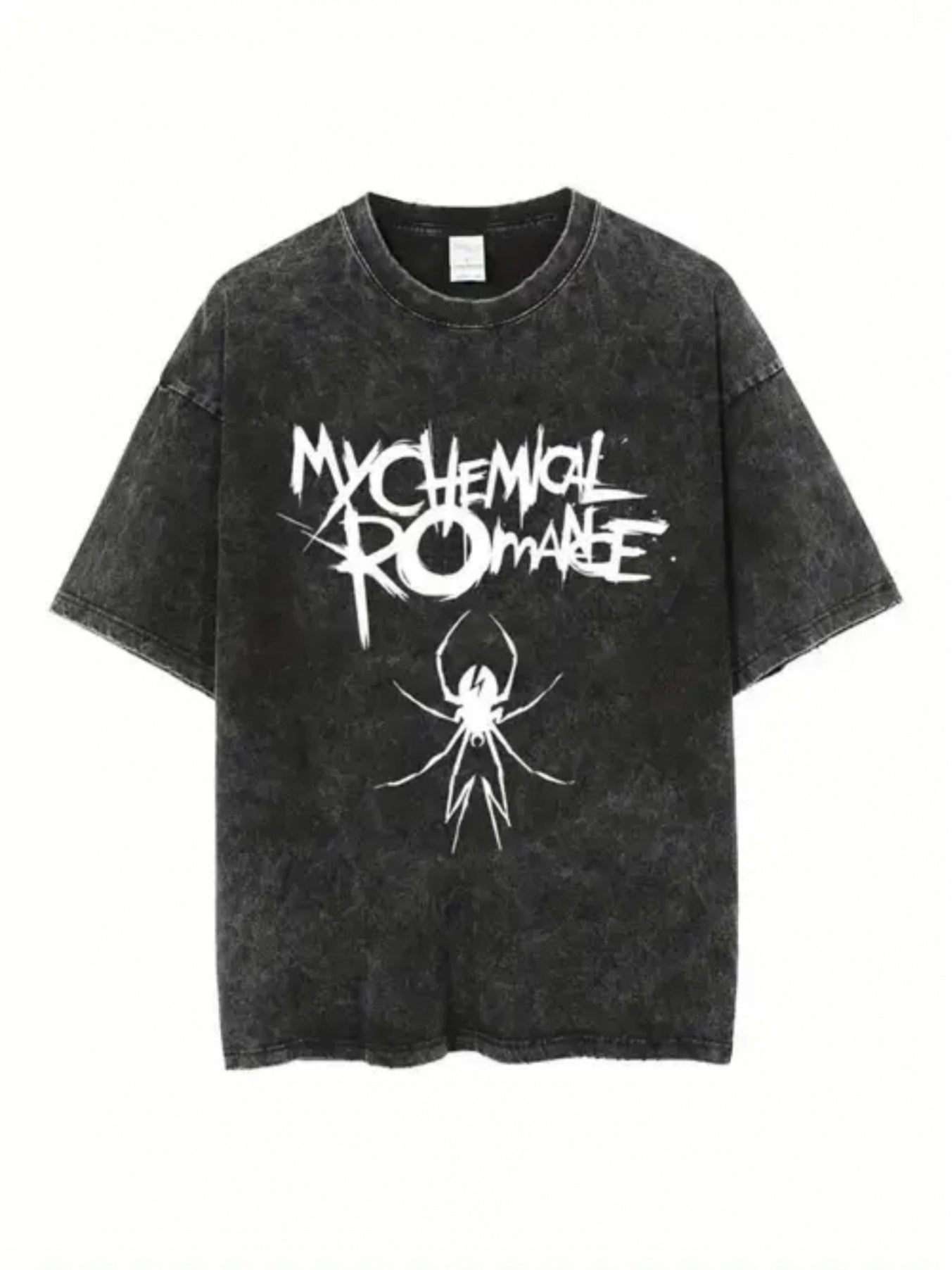 Men's Vintage Washed 250gsm Heavyweight Cotton T-Shirt - Relaxed Drop Shoulder Fit, Casual Crew Neck Short Sleeve Tee, Soft Breathable Fabric for All-Season Wear (Holidays, Parties, Everyday) - Machine Washable