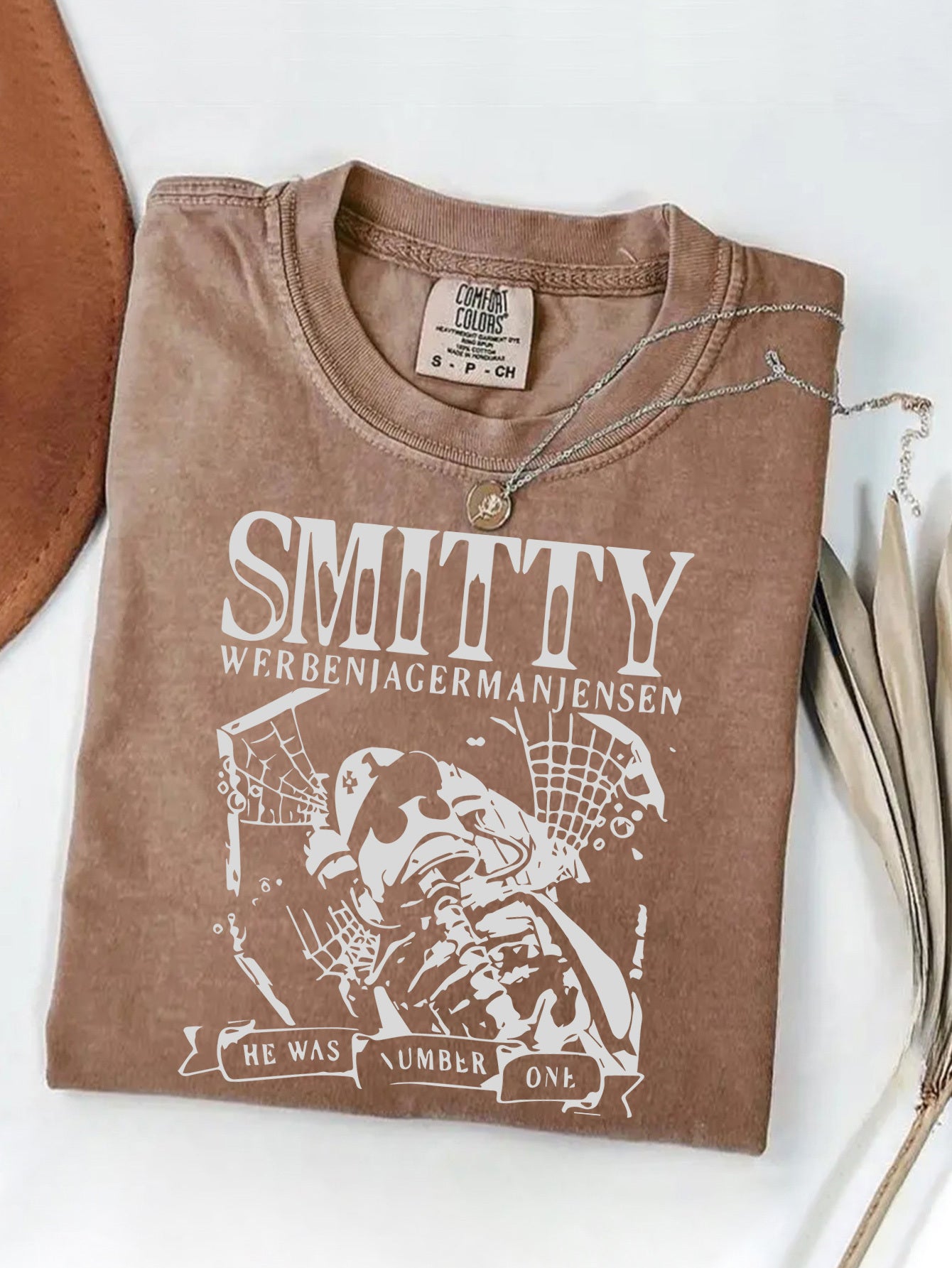 Men'S 230g Heavyweight Vintage Washed T-Shirt - 100% Double-Sided Graphic Print with Smile & Manson Design, Retro Casual Round Neck Tee for Casual Attire, All-Season Fit, Durable Everyday Essential (Fromsberg Manson Collection)