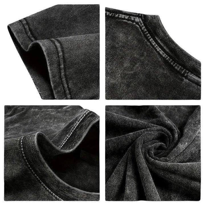 Gachiakuta x Trashcore Rebellion – Oversized Graphic Tee with Street Curse Energy & Dirty Halo Wash