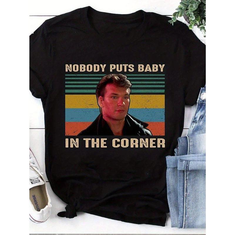 Nobody Put the Baby in the Corner Vintage T-shirt Johnny Custer Shirt 1980s Movie Shirt Dirty Dance Shirt Romantic