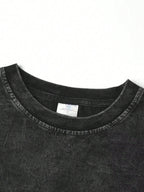 1 Piece, 230G Double-Sided Water Wash, Believe In God's Plan1 Piece, Washed Printed T-Shirt 230g, High-Quality Batik Cotton Retro Fashion Brand T-Shirt, A Certain Thickness Suitable For Summer T-Shirts, Holiday Gifts.