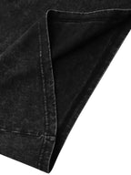 Eyesoul Take Me Home Dirtyfit T-Shirt Short-Sleeved Washed Denim Fashion Summer Cotton Stylish Design Tee