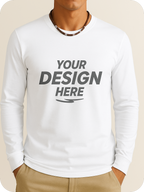 Men's Crew Neck Long Sleeve T-Shirt